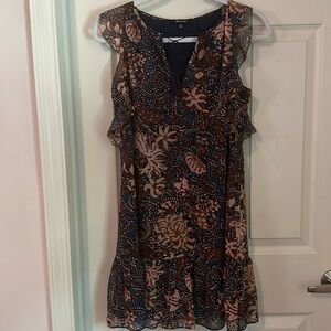 Madewell XXS dress. 100% Polyester. Floral design.